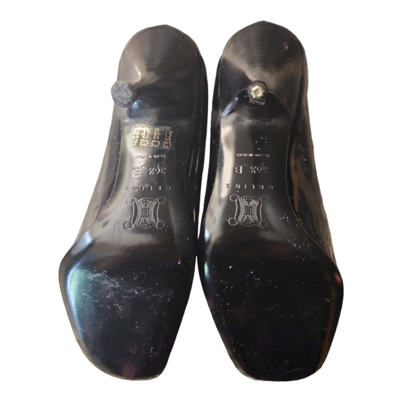 Celine Black Patent Pumps - Picture 5 of 6